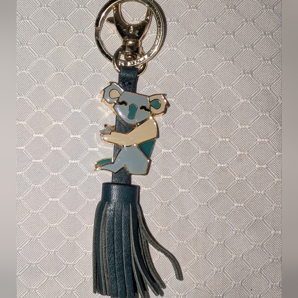 Fossil Koala Keychain Tassel Slides Up And Down